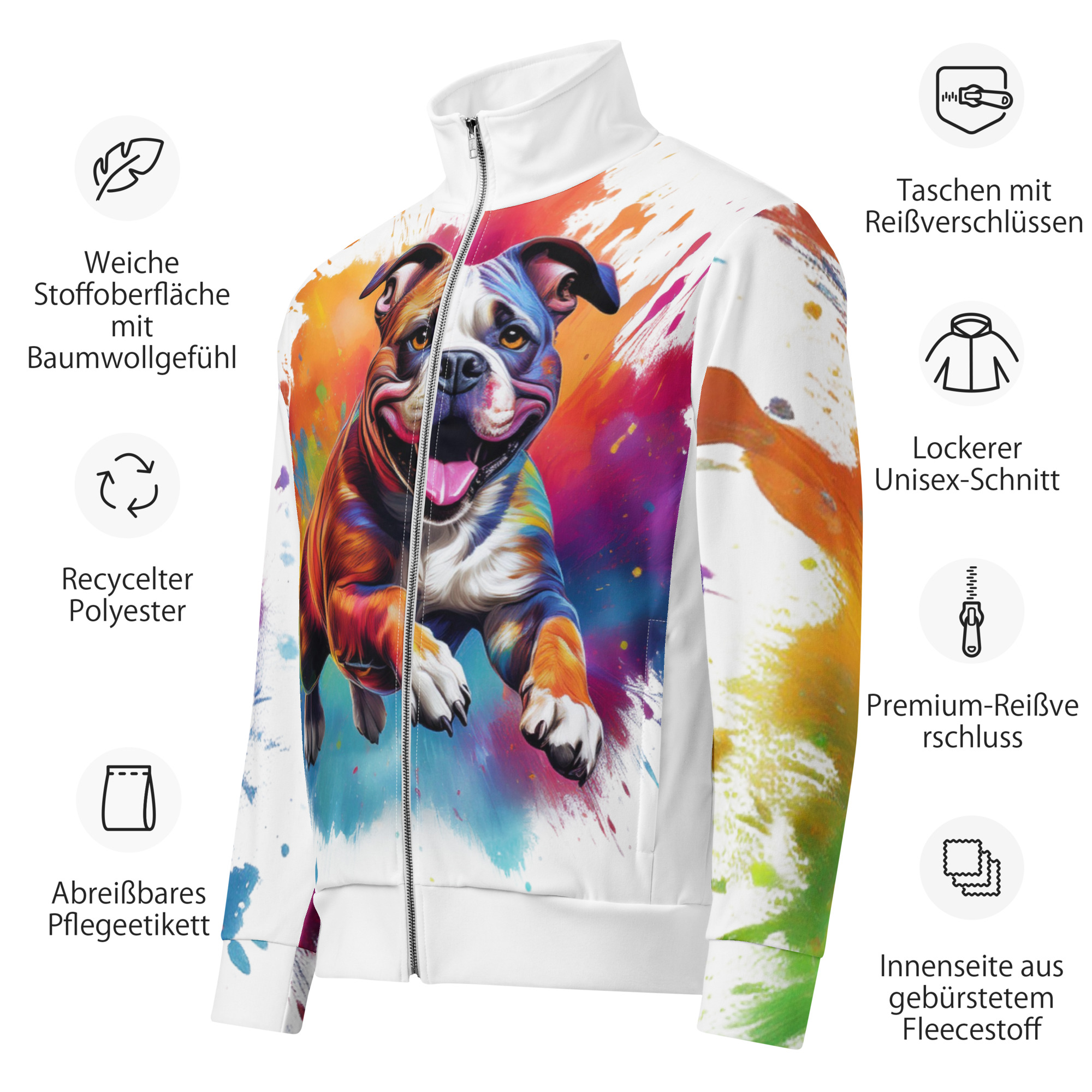 Unisex-Trainingsjacke Steff – Bild 5