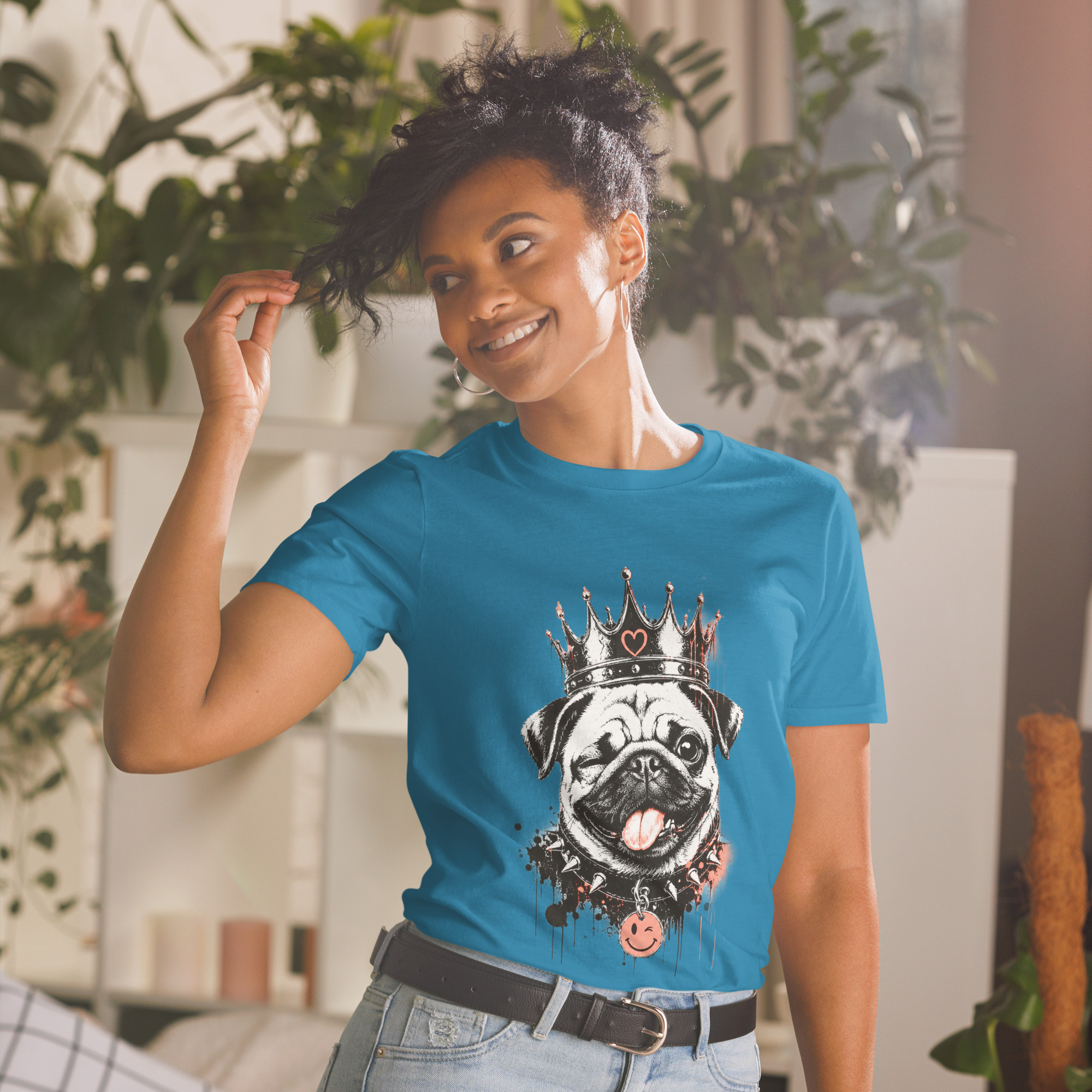 Kurzärmeliges Unisex-T-Shirt – Bild 3